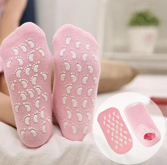 Premium Moisturizing Spa Gel Socks – Soft Silicone Hydrating Foot Socks for Dry & Cracked Heels