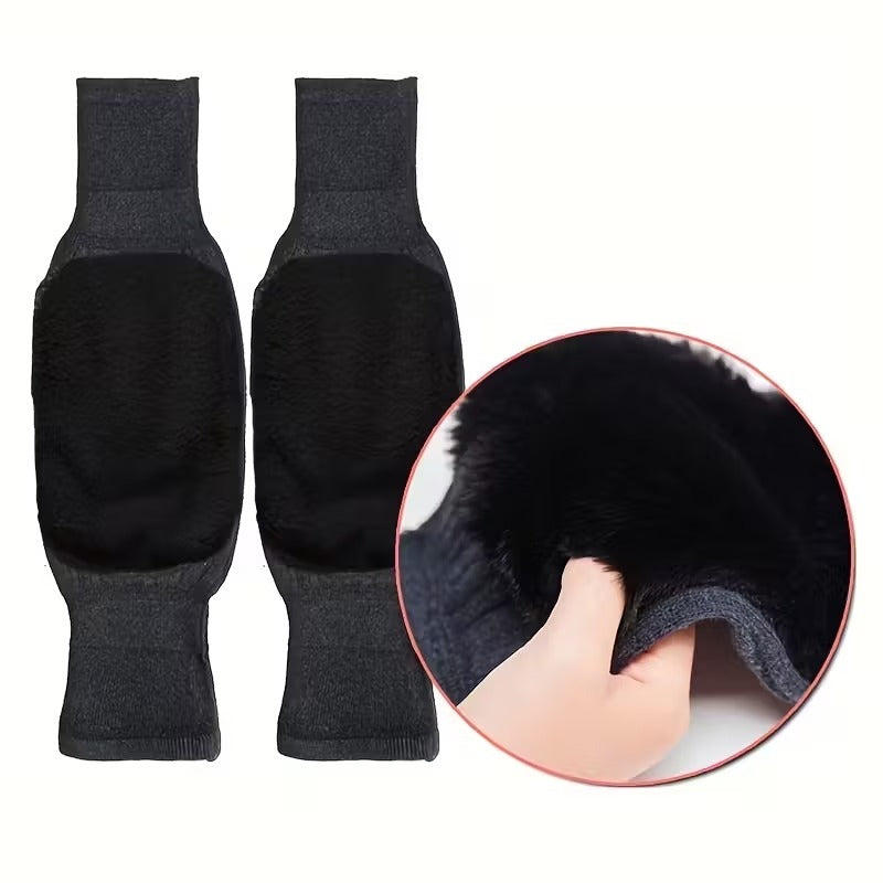 Premium Winter Knee Warmers – Soft Thermal Knit Support for Joint Pain & Cold Weather Protection