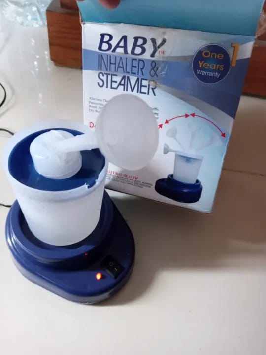 Baby Steamer & Vaporizer – Gentle Steam Inhaler for Cold, Flu & Blocked Nose Relief