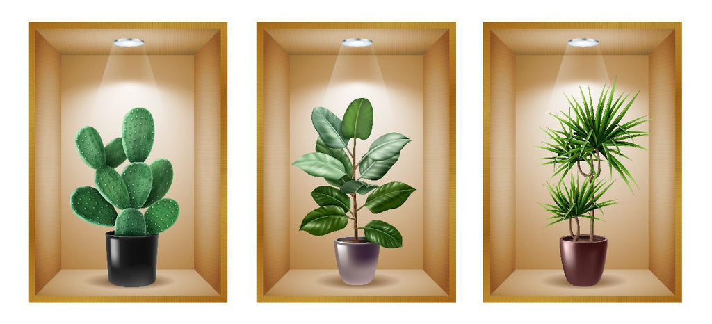 Set of 3 Pcs 3D Wallpaper Sticker Sheets – Decorative Wall Panels for Home & Office Décor