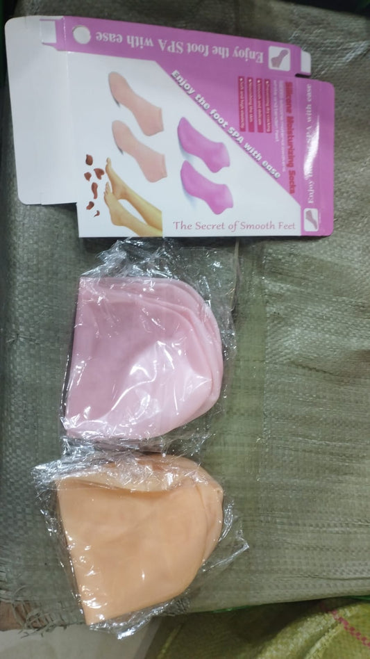 Premium High Quality Moisturizing Gel Socks – Soft Silicone Heel Repair Socks for Dry & Cracked Feet