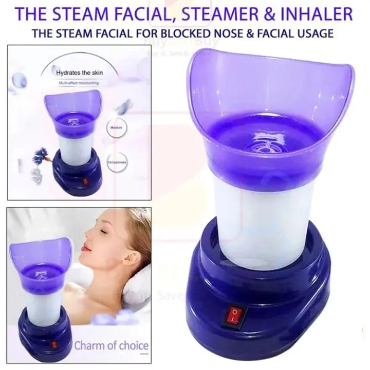 Premium Facial Steamer for Deep Cleansing & Glowing Skin – Home Spa Face Steaming Machine