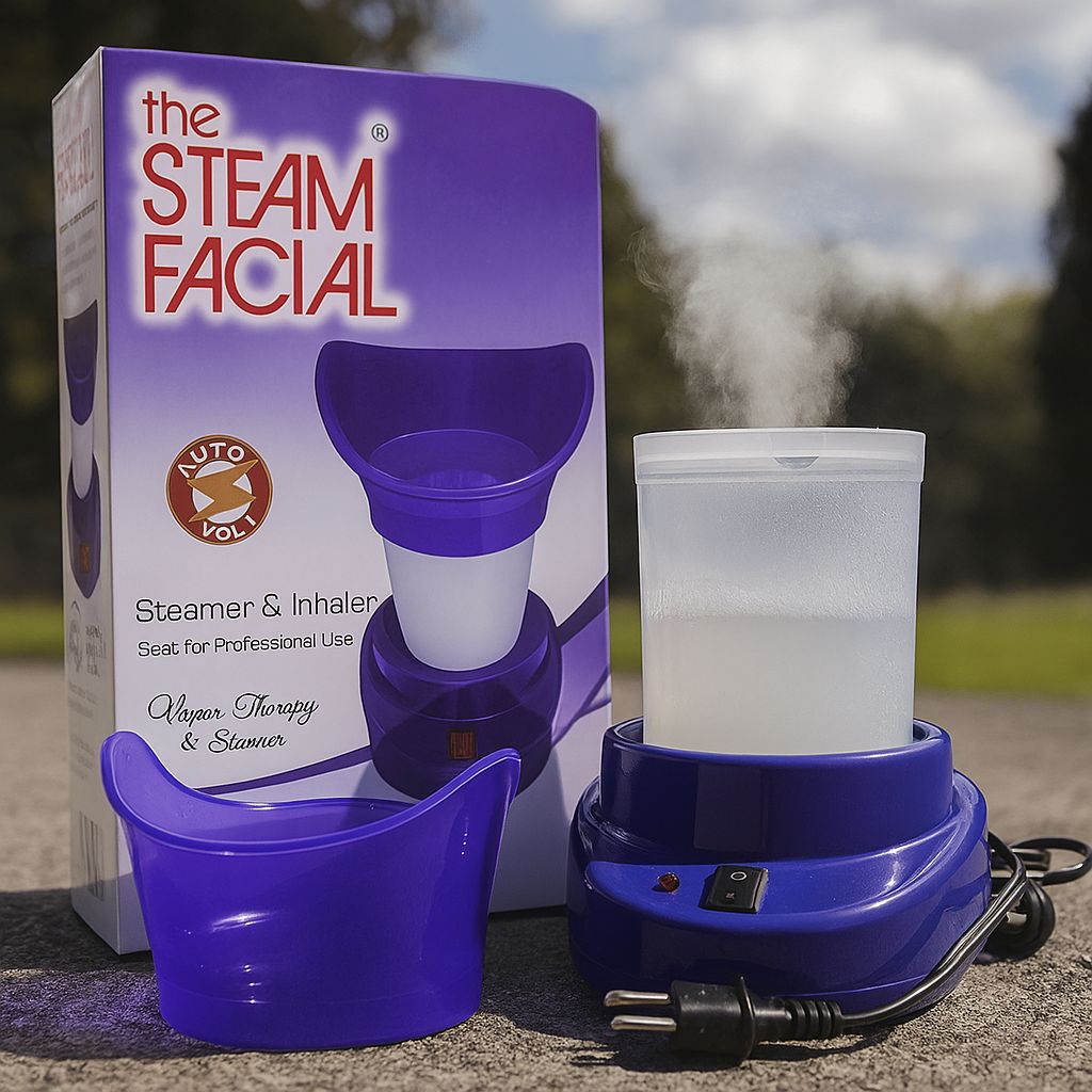 Premium Facial Steamer for Deep Cleansing & Glowing Skin – Home Spa Face Steaming Machine